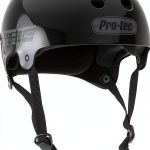 Pro-Tec Adult Skateboarding Helmet ABS Black-0