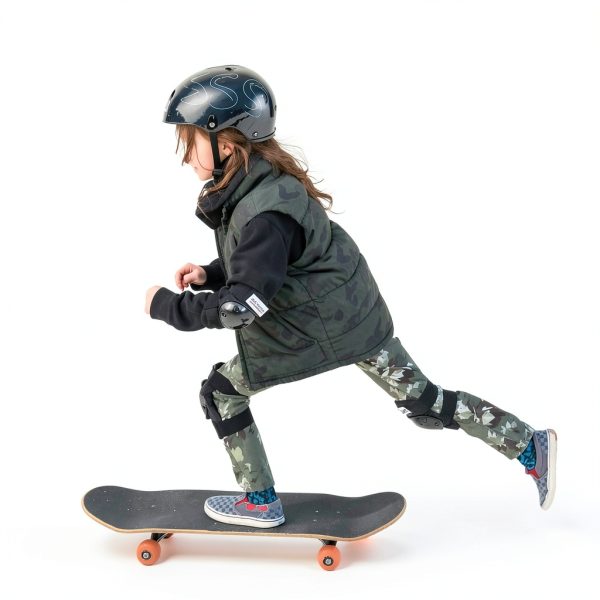 Kids Helmet Wipeout ABS Safety Design Black-3
