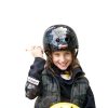 Kids Helmet Wipeout ABS Safety Design Black-4